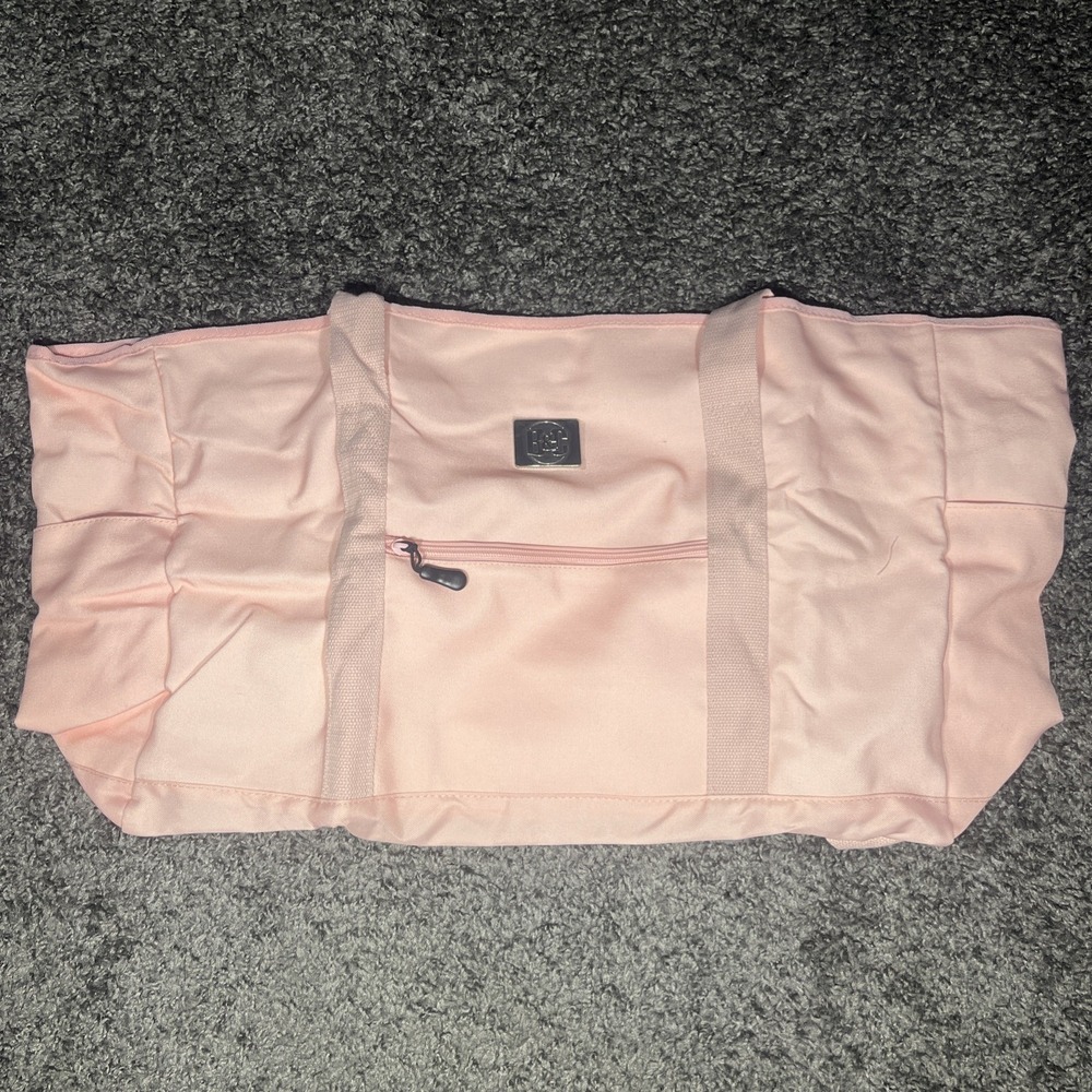 Bang And Carson Travel Gym Bag Pink New‎ Zipper Top Pockets